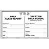 VBS Class Report Forms